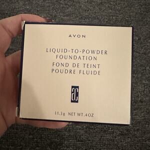 Avon Liquid-to-Powder Foundation compact Cool Copper